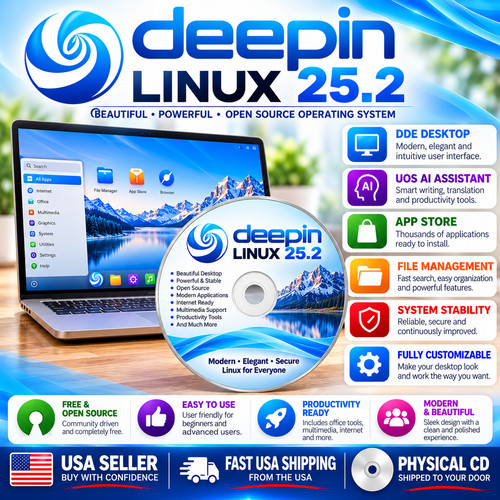 Deepin linux installa dvd - 25.2,