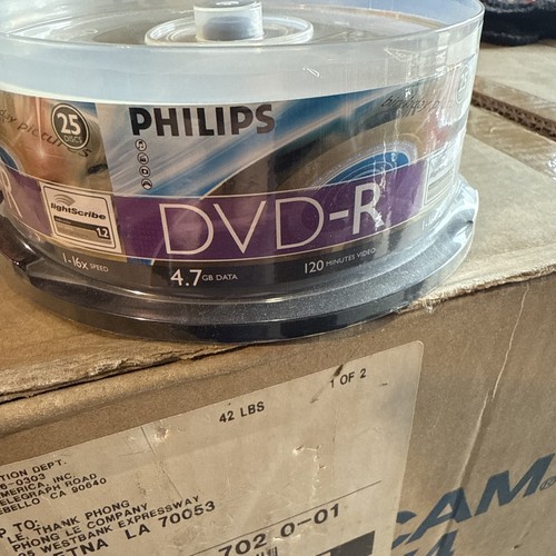Confezione 250 dvd - 250, nuovi